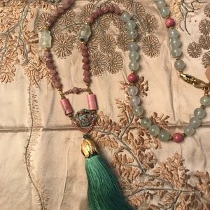 custom made semi precious stone necklace